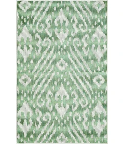 Loomaknoti Breyleigh Calitrah Green/Cream EB005 3 ft. X 5 ft. Rectangle Rug