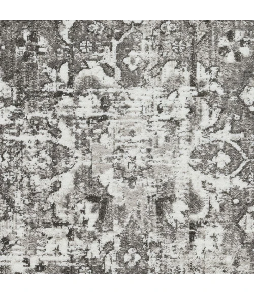 Loomaknoti Rhane Alemern Gray/Cream ER019 3 ft. 3” X 5 ft. 3” Rectangle Rug