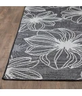 Loomaknoti Breyleigh Cerimia Gray/Cream EB007 6 ft. 7 in. X 9 ft. 2 in. Rectangle Rug