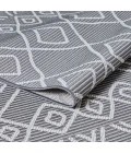 Loomaknoti Breyleigh Calvyn Gray/Cream EB004 3 ft. X 5 ft. Rectangle Rug