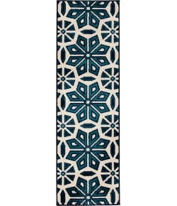 Loomaknoti Tecopa Vensley Blue/White ETR14BWH12 2 ft. X 6 ft. 7 in. Rectangle Rug