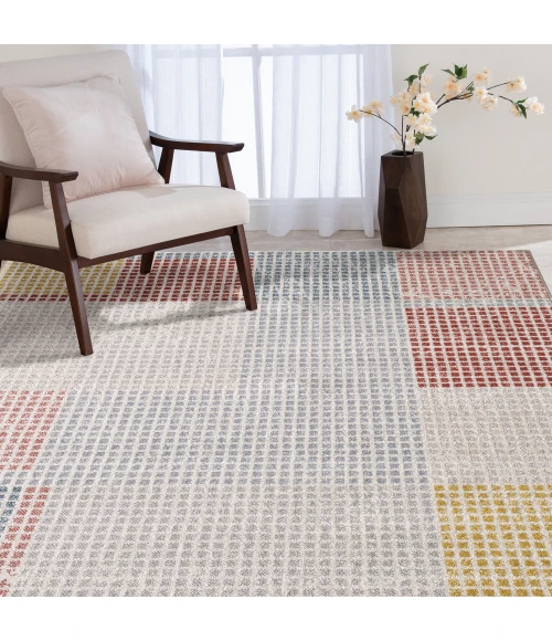 Lenoria Omivette Area Rug By Central Oriental