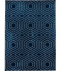 Loomaknoti Tecopa Kaharie Blue/White ETR21BWH55 5 ft. X 7 ft. 3 in. Rectangle Rug