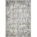 Loomaknoti Rhane Almurz Gray/Cream ER013 5 ft. 3 in. X 7 ft. 3 in. Rectangle Rug