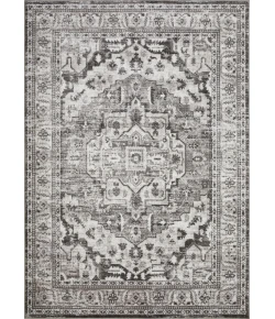 Loomaknoti Rhane Alvner Cream/Gray ER018 6 ft. 7 in. X 9 ft. 2 in. Rectangle Rug
