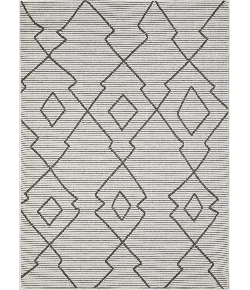 Loomaknoti Breyleigh Culton Cream/Gray EB006 3 ft. X 5 ft. Rectangle Rug
