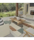 Loomaknoti Tecopa Trayza White/Gray ETR20WG60 6 ft. 7” X 9 ft. 2” Rectangle Rug