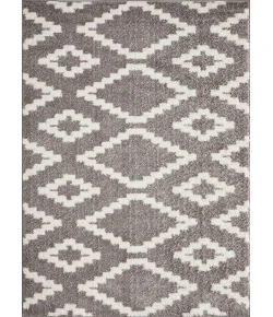 Loomaknoti Vemoa Aslayn Gray/Cream EV002 7 ft. 10 in. X 9 ft. 10 in. Rectangle Rug