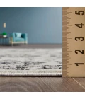 Loomaknoti Celena Ashbil Cream/Blue EC005 5 ft. 3 in. X 7 ft. 3 in. Rectangle Rug