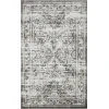 Loomaknoti Rhane Aliziaz Cream/Gray ER020 3 ft. 3 in. X 5 ft. 3 in. Rectangle Rug