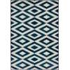 Central Oriental Trop Scalene Sn/Sa Area Rug 6 ft. 7 in. X 9 ft. 6 in. Rectangle