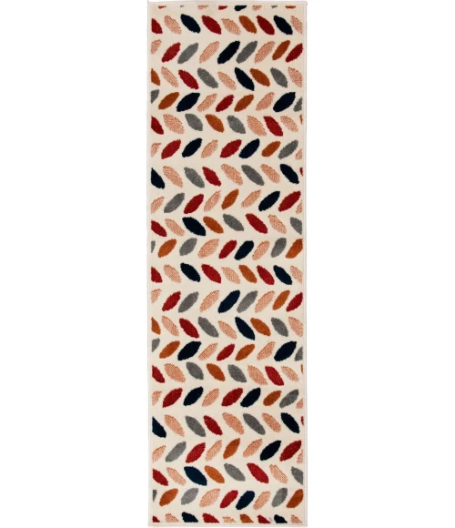 Loomaknoti Tecopa Trenity Pink/White ETR13PKW12 2 ft.  X 6 ft. 7” Rectangle Rug