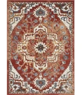 Loomaknoti Alsbrooke Zailorn Orange/Red EA006 5 ft. 3 in. X 7 ft. 3 in. Rectangle Rug