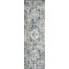 Loomaknoti Kehleigh Auborn Blue/Cream EK011 2 ft. X 6 ft. 7 in. Rectangle Rug