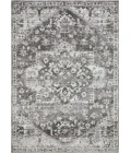 Loomaknoti Rhane Alemern Gray/Cream ER019 3 ft. 3” X 5 ft. 3” Rectangle Rug