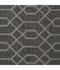 Loomaknoti Breyleigh Chendler Gray/Gray EB001 3 ft. X 5 ft. Rectangle Rug