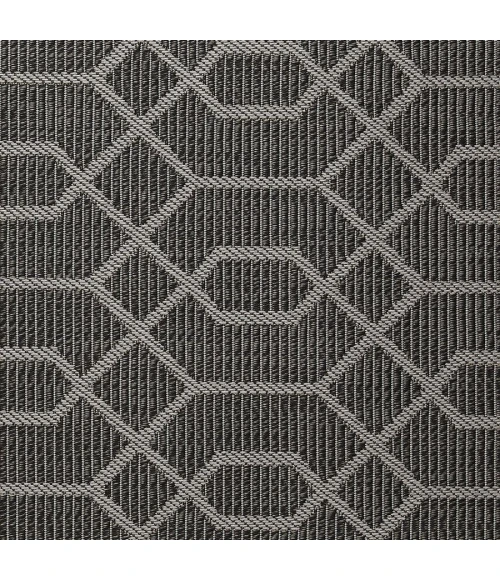 Loomaknoti Breyleigh Chendler Gray/Gray EB001 3 ft. X 5 ft. Rectangle Rug