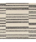 Loomaknoti Tecopa Varonika Gray/White ETR18GRW85 9 ft. 10 in. X 12 ft. 10 in. Rectangle Rug