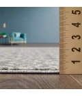 Loomaknoti Celena Alizia Cream/Blue EC002 9 ft. 10 in. X 12 ft. 10 in. Rectangle Rug