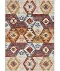 Loomaknoti Alsbrooke Bradin Cream/Orange EA003 4 ft. X 6 ft. Rectangle Rug