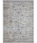 Loomaknoti Kehleigh Oviel Cream/Blue EK013 6 ft. 7 in. X 9 ft. 2 in. Rectangle Rug