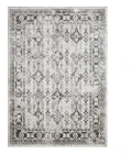 Loomaknoti Rhane Almurz Gray/Cream ER013 6 ft. 7” X 9 ft. 2” Rectangle Rug