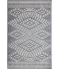 Loomaknoti Kissandrah Bayrend Gray/Cream EKI005 3 ft. 3 in. X 5 ft. 3 in. Rectangle Rug