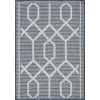 Loomaknoti Breyleigh Chendler Blue/Cream EB001 2 ft. X 3 ft. Rectangle Rug