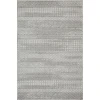 Loomaknoti Breyleigh Canderz Cream/Gray EB008 4 ft. X 6 ft. Rectangle Rug