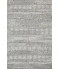 Loomaknoti Breyleigh Canderz Cream/Gray EB008 4 ft. X 6 ft. Rectangle Rug