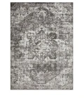 Loomaknoti Rhane Alemern Gray/Cream ER019 6 ft. 7” X 9 ft. 2” Rectangle Rug