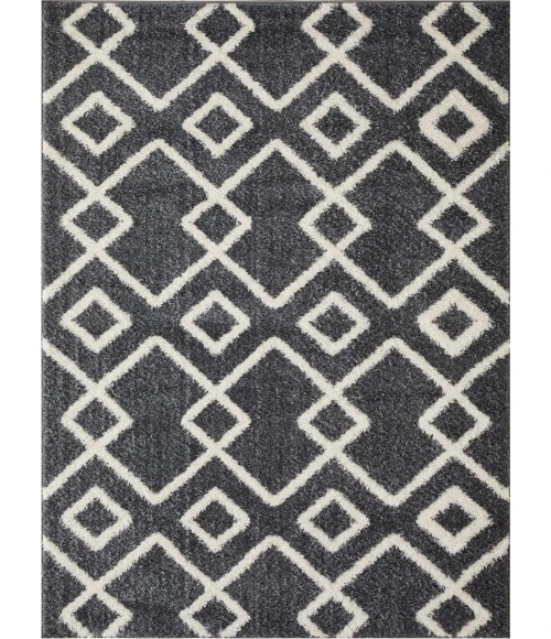 Loomaknoti Vemoa Adeta Blue/Cream EV001 7 ft. 10 in. X 9 ft. 10 in. Rectangle Rug