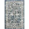 Loomaknoti Kehleigh Oviel Blue/Cream EK013 2 ft. X 3 ft. Rectangle Rug