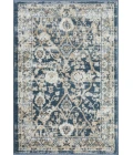 Loomaknoti Kehleigh Oviel Blue/Cream EK013 2 ft. X 3 ft. Rectangle Rug