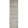 Loomaknoti Kehleigh Alveranzi Blue/Cream EK007 2 ft. X 6 ft. 7 in. Rectangle Rug