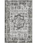 Loomaknoti Rhane Andallie Gray/Cream ER016 2 ft.  X 3 ft.  Rectangle Rug