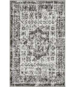 Loomaknoti Rhane Andallie Gray/Cream ER016 2 ft. X 3 ft. Rectangle Rug