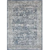 Loomaknoti Kehleigh Oviel Blue/Cream EK013 3 ft. 3 in. X 5 ft. 3 in. Rectangle Rug