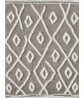 Loomaknoti Vemoa Avonako Gray/Cream EV003 2 ft.  X 6 ft. 7” Rectangle Rug
