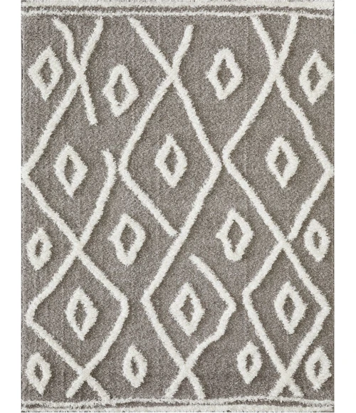 Loomaknoti Vemoa Avonako Gray/Cream EV003 2 ft.  X 6 ft. 7” Rectangle Rug