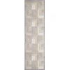 Central Oriental Fontana Halden Cream Area Rug 2 ft. 2 in. X 7 ft. 6 in. Rectangle