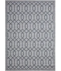 Loomaknoti Breyleigh Chendler Cream/Blue EB001 9 ft. 10 in. X 12 ft. 10 in. Rectangle Rug