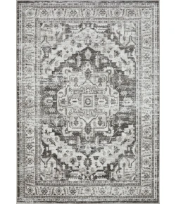 Loomaknoti Rhane Alvner Gray/Cream ER018 5 ft. 3 in. X 7 ft. 3 in. Rectangle Rug