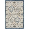 Loomaknoti Kehleigh Dravan Blue/Cream EK001 2 ft. X 3 ft. Rectangle Rug