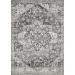 Loomaknoti Rhane Alemern Gray/Cream ER019 5 ft. 3 in. X 7 ft. 3 in. Rectangle Rug