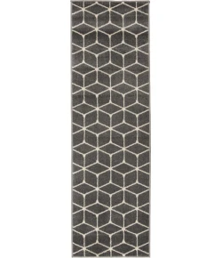 Loomaknoti Tecopa Shamid Gray/White ETR09GRW12 2 ft. X 6 ft. 7 in. Rectangle Rug