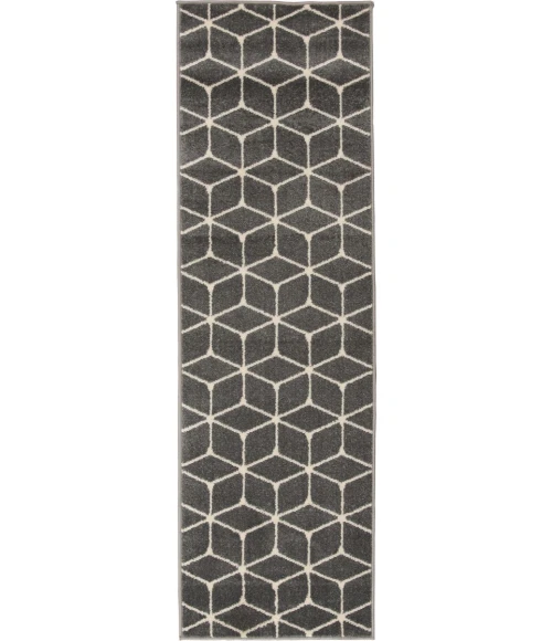 Loomaknoti Tecopa Shamid Gray/White ETR09GRW12 2 ft.  X 6 ft. 7” Rectangle Rug