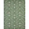 Loomaknoti Breyleigh Calitrah Green/Cream EB005 5 ft. 3 in. X 7 ft. 3 in. Rectangle Rug