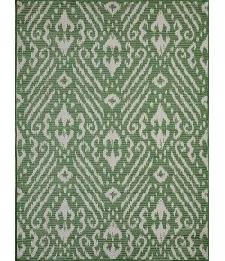 Loomaknoti Breyleigh Calitrah Green/Cream EB005 2 ft. X 3 ft. Rectangle Rug