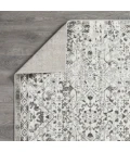 Loomaknoti Rhane Alreka Gray/Cream ER022 7 ft. 10 in. X 9 ft. 10 in. Rectangle Rug